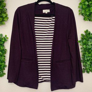 Skies are Blue Maroon/ Purple Blazer Sz L